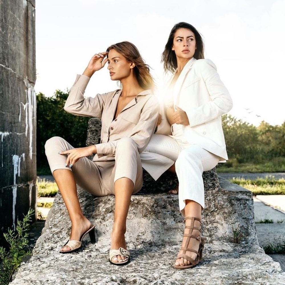 Express X Olivia Culpo Utility Jumpsuit in Sandstone Tan